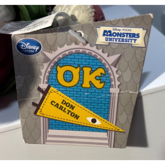 Disney Monsters University Don Carlton Plush Toy 8" With Tags - Picture 3 of 7